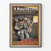 Plakat vintage 4 Minuty Spóźnienia - Retro dekoracja ścienna