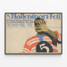 Plakat vintage sportowy 5. Festiwal sportów halowych Berlin — oprawiony obraz na ścianie