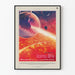 Plakat dekoracyjny 55 Cancri e planeta lawy - Plakat kosmosu i astronauty