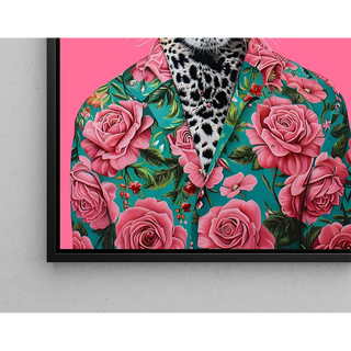 Plakat Leopard Chic - Styl Tropikalny i Pop Art