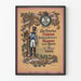 Plakat vintage regiment von Horn 75 lat 1890