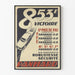 Plakat vintage 853e Wielka Nagroda Paryża Panhard