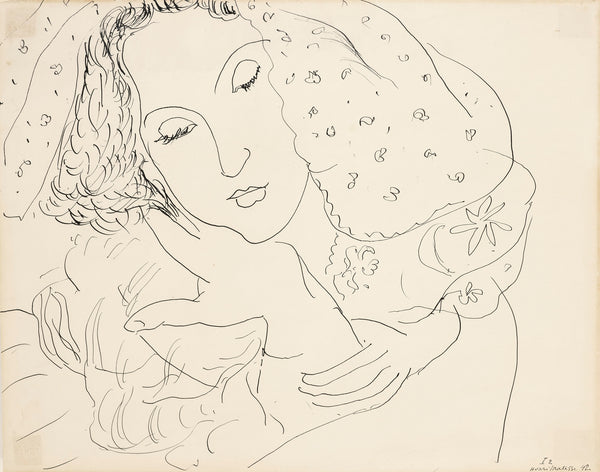 Portrait de Nézy, 1942 – œuvre graphique d’Henri Matisse