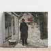 Reprodukcja obrazu Na starym domu - Laurits Andersen Ring
