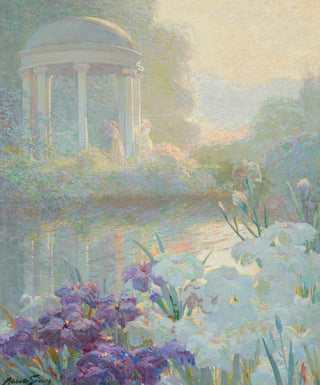 Abbott Fuller Graves - Ladies by a Gazebo.webp