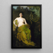 Figury z częściowo drapowaną suknią - Abbott Handerson Thayer — oprawiony obraz na ścianie