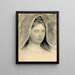 Tête de Mary B. Thayer - Abbott Handerson Thayer — oprawiony obraz na ścianie