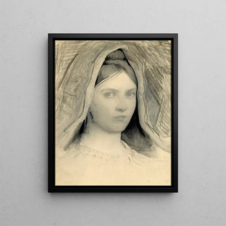 Abbott Handerson Thayer - Head of Mary B Thayer.webp