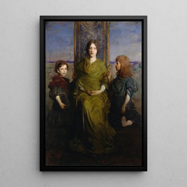 Reprodukcja obrazu Matka Boża z Dzieciątkiem - Abbott Handerson Thayer