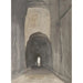 Wejście do jaskini Crypta Neapolitana lub Grotta di Posillipo na wybrzeżu Pouzzoles - Abraham Louis Rodolphe Ducros