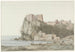 Roche et ville de Scilla dans la région de Calabre sur la côte ouest - Abraham Louis Rodolphe Ducros — widok dzieła