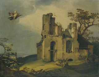 Abraham Bloemaert - A Landscape With Ruins With The Rape Of Ganymede.webp