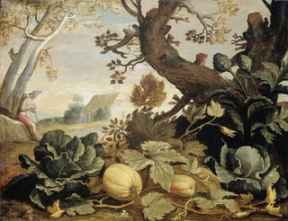 Abraham Bloemaert - Landscape with Fruits and Vegetables in the foreground.webp
