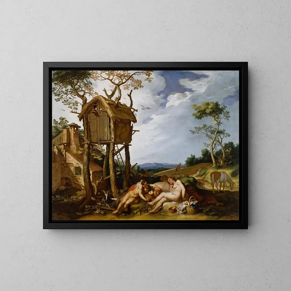 Parabole du blé et de l'ivraie - Abraham Bloemaert — oprawiony obraz na ścianie