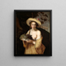 Bergère avec un bol de raisins - Abraham Bloemaert — oprawiony obraz na ścianie