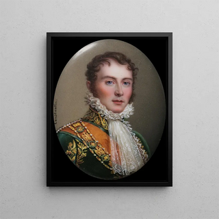 Eugène de Beauharnais 1781-1824 książę Leuchtenburg - Abraham Constantin — oprawiony obraz na ścianie