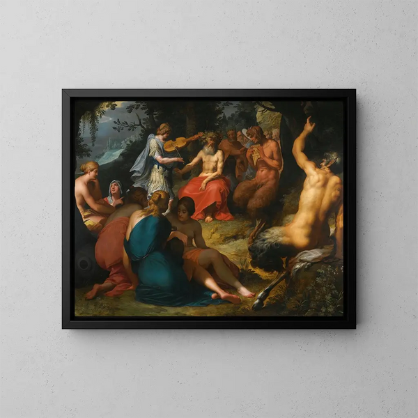 Le Jugement de Midas - Abraham Janssens — oprawiony obraz na ścianie