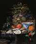 Martwa natura z owocami, ostrygami i miską z porcelany - Abraham Mignon — widok dzieła