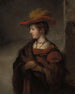 Saskia van Uylenburgh, żona artysty Rembrandta - Abraham van Dijck — widok dzieła
