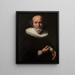 Portret mężczyzny - Abraham de Vries — oprawiony obraz na ścianie
