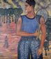 portret Hugo Tilghman, tenisista - Abraham Ángel — widok dzieła