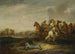 Bitwa kawalerii - Abraham van der Hoef — widok dzieła