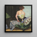 Akt od tyłu - Leo Putz — oprawiony obraz na ścianie