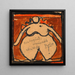 Akt kobiecy ppiger - Egon Schiele — oprawiony obraz na ścianie