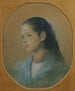 Dama z koralowym naszyjnikiem - Adalbert Franz Seligmann — widok dzieła