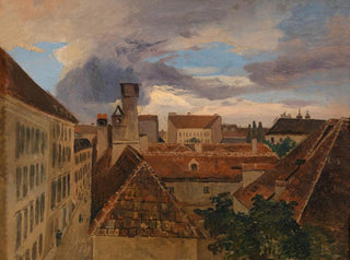 Widok na Beatrixgasse w Wiedniu - Adalbert Stifter — widok dzieła