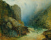 Le mur du diable près de Hohenfurt Kienberg - Adalbert Stifter — widok dzieła