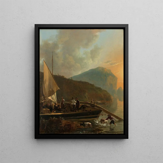 Adam Pynacker - Italianate River Landscape.webp