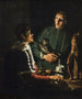 dwóch nocnych rzeźbiarzy w Rzymie Podwójny portret François Duquesnoy i Georga Petela - Adam de Coster — widok dzieła