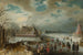 Patinage sur la rivière Amstel gelée - Adam van Breen — widok dzieła