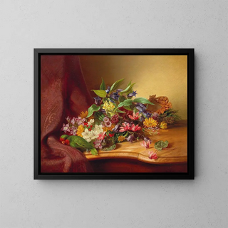 Adele Schuster - Flower Piece With Parrot.webp