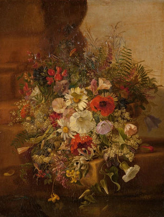 Martwa natura z kwiatami - Adelheid Dietrich — widok dzieła