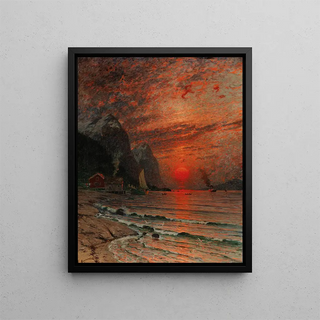 Adelsteen Normann - Sunset Over The Fjord.webp