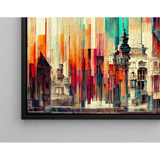 Abstrakcyjna tablica - Chromatyczna fuzja miejska