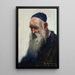 Portret Żyda - Adolf Behrman — oprawiony obraz na ścianie