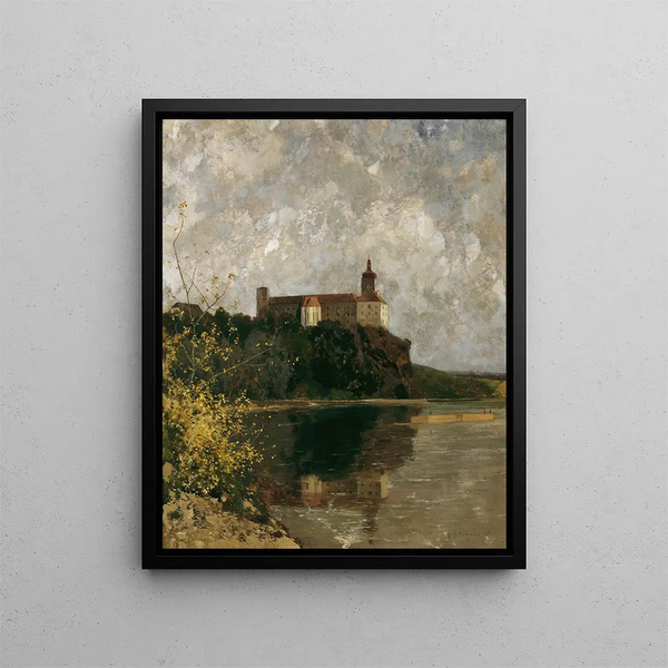 Château de Persenbeug - Adolf Ditscheiner — oprawiony obraz na ścianie