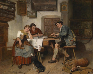 Rozrywkowa muzyka na halach - Adolf Eberle — widok dzieła