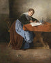 La lettre d'amour - Adolf Hölzel — widok dzieła