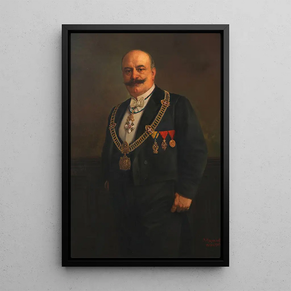 Reprodukcja obrazu Franz Rienssl szef okręgu - Adolf Mayerhofer