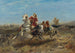 La Chasse - Adolf Schreyer — widok dzieła