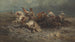 La ruée - Adolf Schreyer — widok dzieła