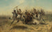 La charge (Konflikt przypadków) - Adolf Schreyer — widok dzieła