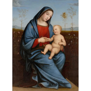 Adolf Senff - Maria and Child after Francesco Francia.webp