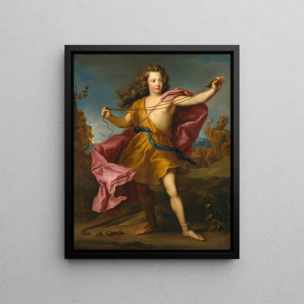 Frédéric-Guillaume I 1688-1740 Król Prus - Adolf Ulrik Wertmüller — oprawiony obraz na ścianie