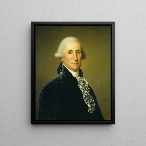 George Washington - Adolf Ulrik Wertmüller — oprawiony obraz na ścianie