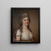 Hedvig Elisabet Charlotte 1759-1818 Królowa Szwecji - Adolf Ulrik Wertmüller — oprawiony obraz na ścianie